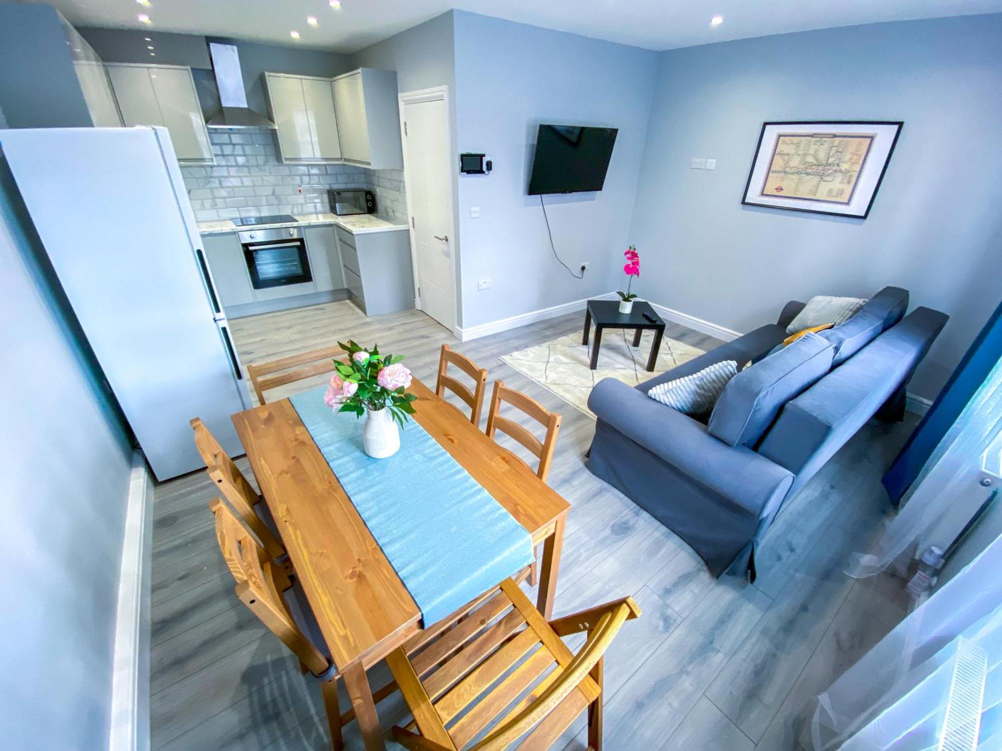 Modern 1-Bedroom Flat, 5 Guest, London - F2 Dış mekan fotoğraf